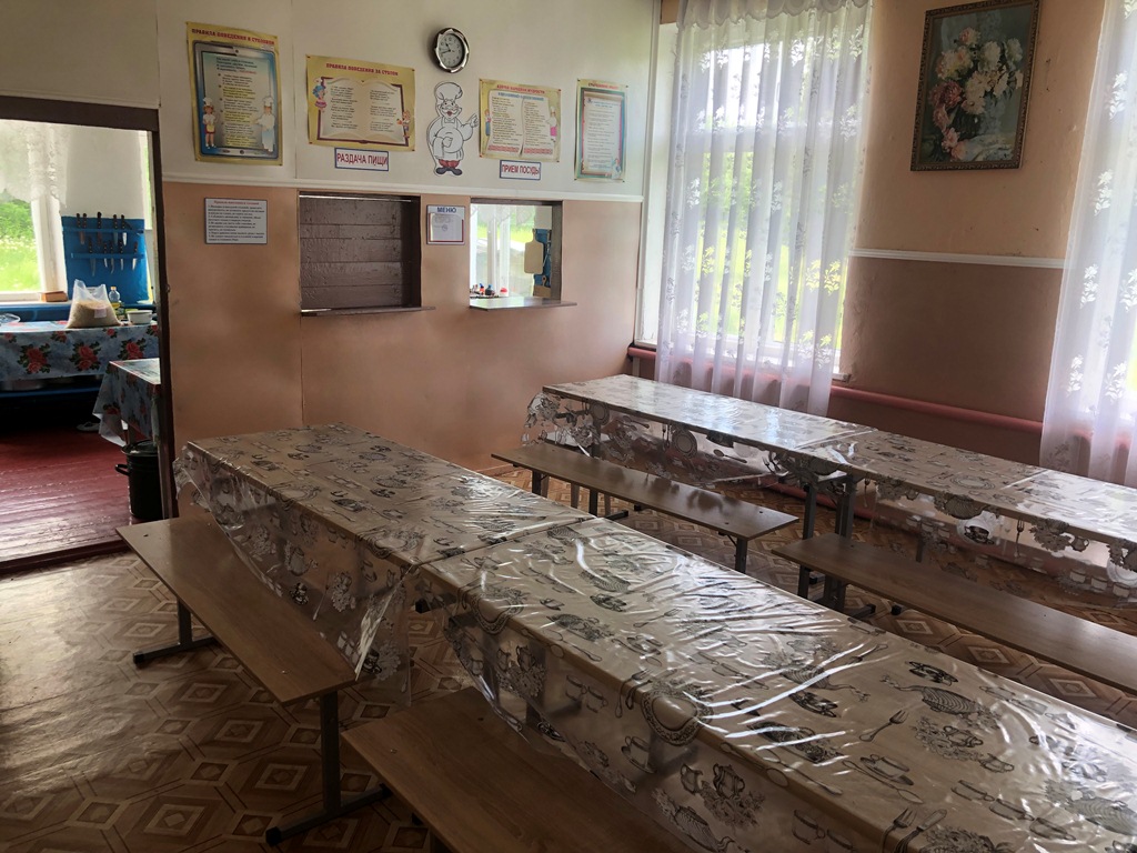 Фото обеденного зала нашей школы